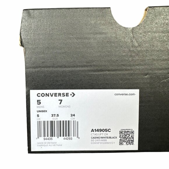 ❤️❤️Converse Chuck Taylor All Star Lift Ox Low Canvas 7 Womens Shoes Red A14905C - Picture 10 of 13